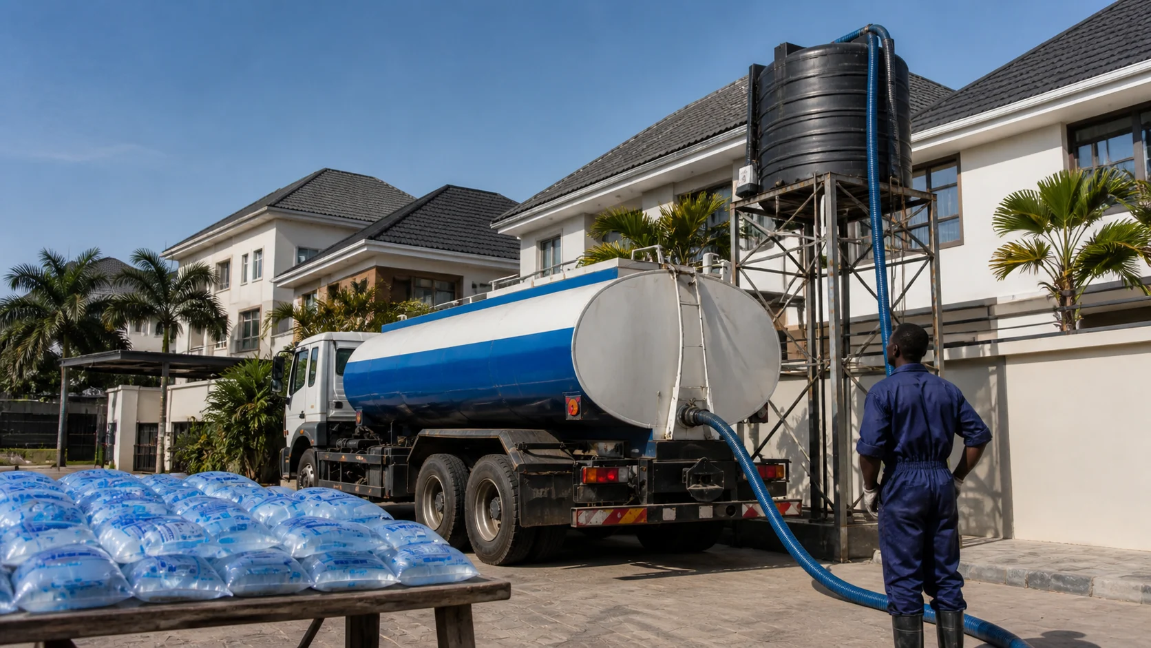 Lagos water tanker